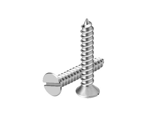 SLOTTED CSK SELF TAPPING SCREW